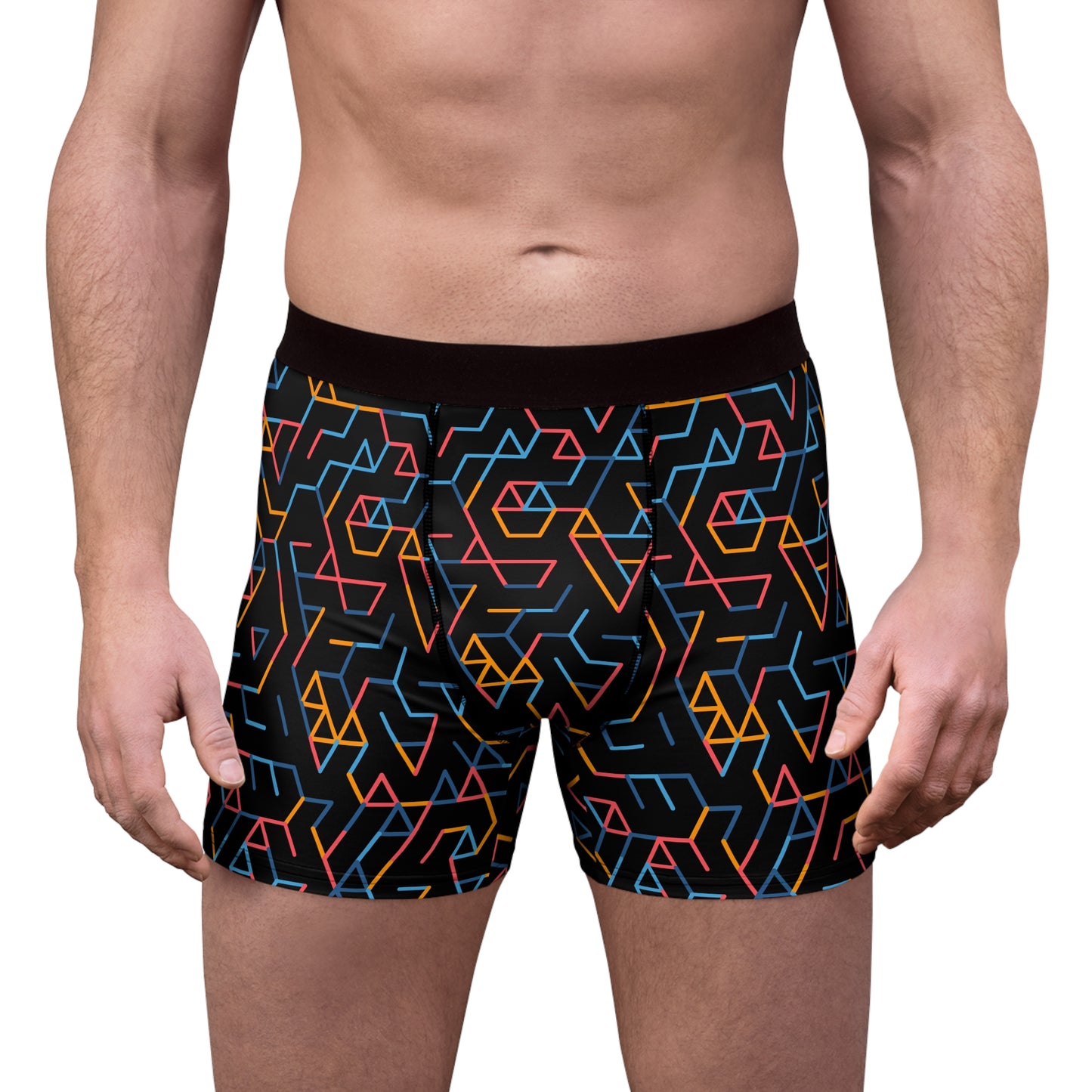 Affort Athletics Men's Boxer Briefs (AOP)