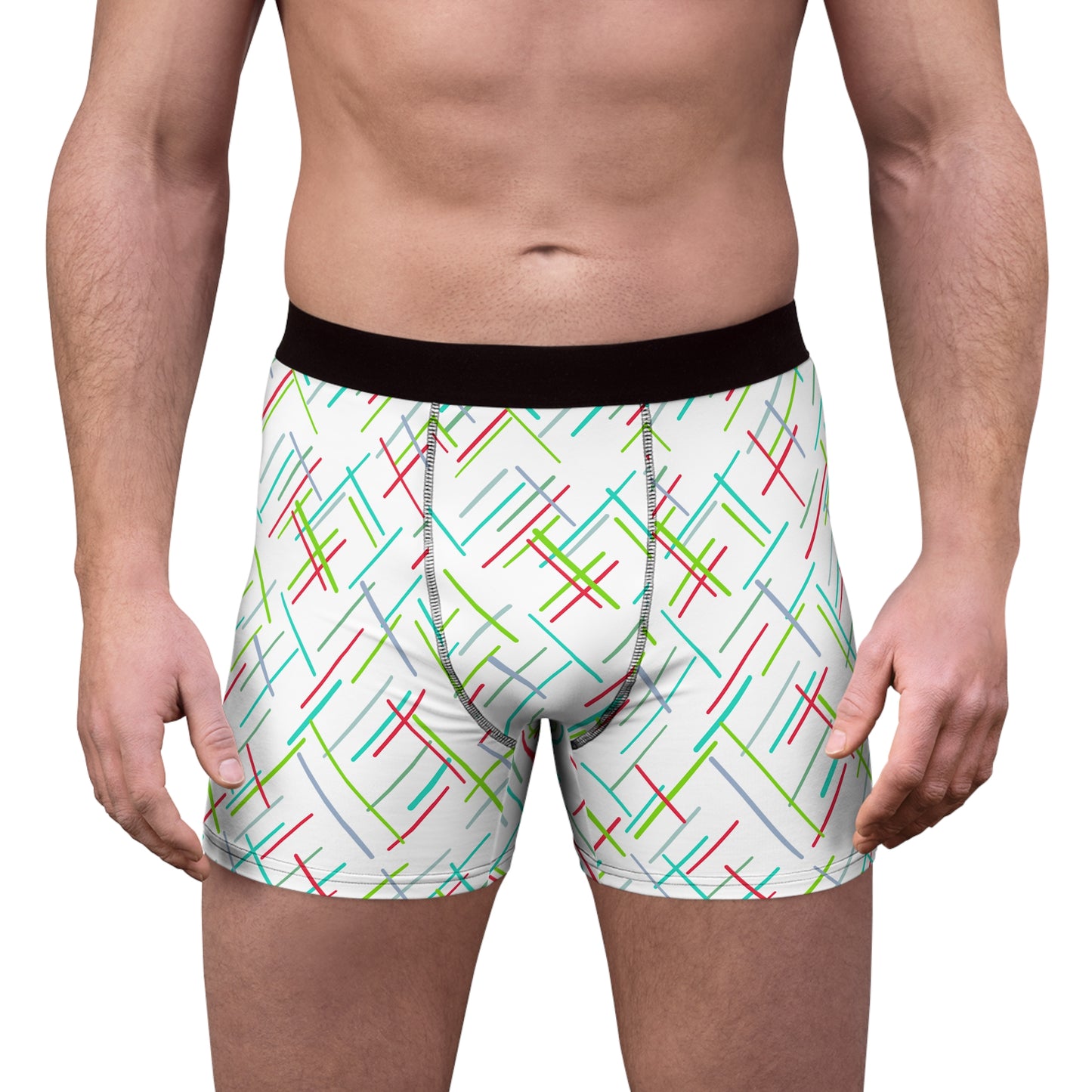 Affort Athletics Men's Boxer Briefs (AOP)